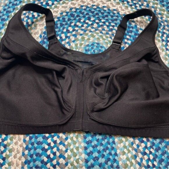 Glamorise Black Bra - Picture 5 of 6